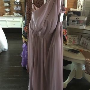 David’s Bridal sz 18 Quartz Bridesmaid Dress NWT